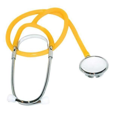 Stethoscope,Single,22in L,Yellow,Polybag