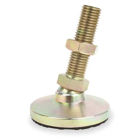 Level Mount,Swivel Stud,M10,1-1/4in Base