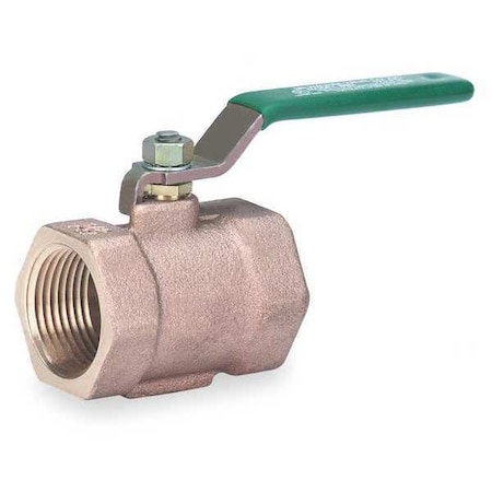 Disc Valve,1 Pc,1-1/2 In,Bronze,FNPT