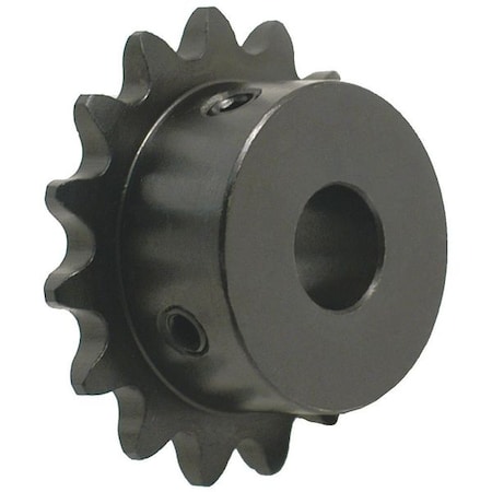 Sprocket, Finished Bore with Set Screws (No Keyway), 35 Chain Size, 1/2 Bore Dia., 14 # of Teeth