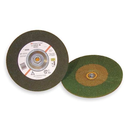 Depressed Center Grinding Wheel, Type 27, 4 1/2 in Dia, 0.25 in Thick, 5/8"-11 Arbor Hole Size