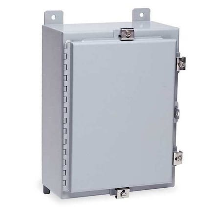 Padlockable Hasp with Clamps Electrical Enclosures, 20 in H, 10 in D, 16 in W, 12, 13, 4, Steel