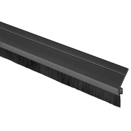 Door Frame Weatherstrip,3 ft,Black
