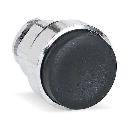 Push Button Operator, Extended, Momentary Action, Not Applicable Release, Non-Illuminated, Black