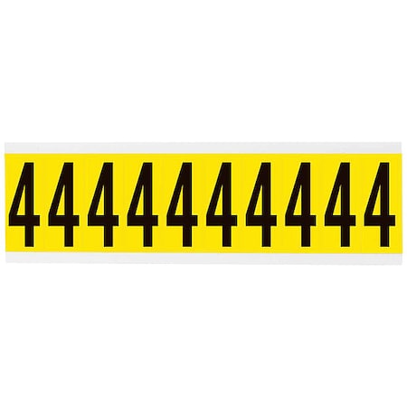 NumberLabel,Vinyl,2-1/4inH,7/8inW