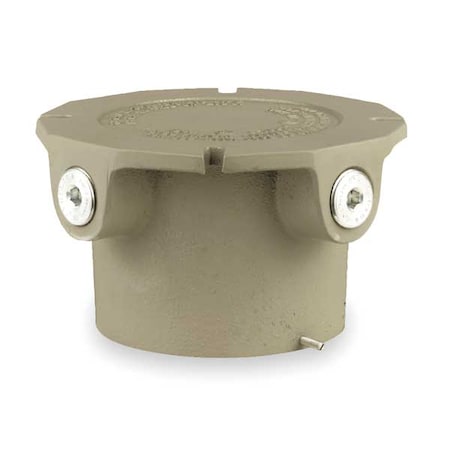 HazLocMountingBoxCeiling,7"L,7"W,4"H,Tan