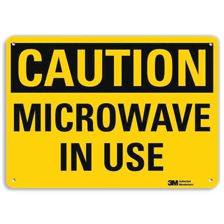 Safety Sign, 7 in Height, 10 in Width, Aluminum, Vertical Rectangle, English, U4-1529-RA_10X7