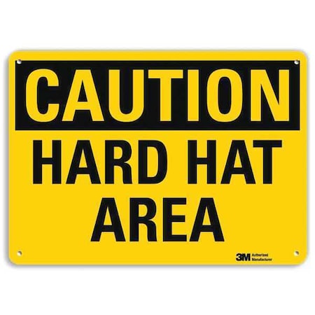 Safety Sign, 7 in Height, 10 in Width, Aluminum, Vertical Rectangle, English