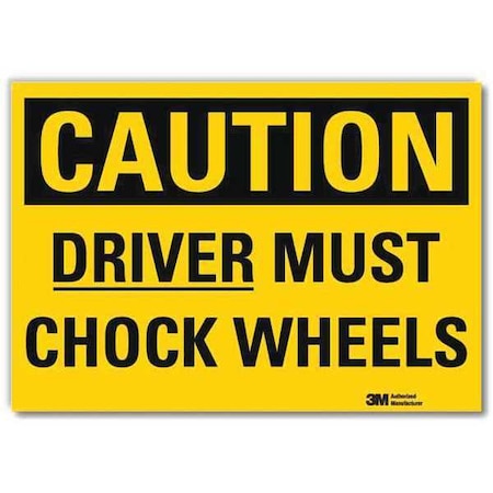 Safety Sign, 5 in H, 7 in Width, Reflective Sheeting, Horizontal Rectangle, English, U4-1218-RD_7X5