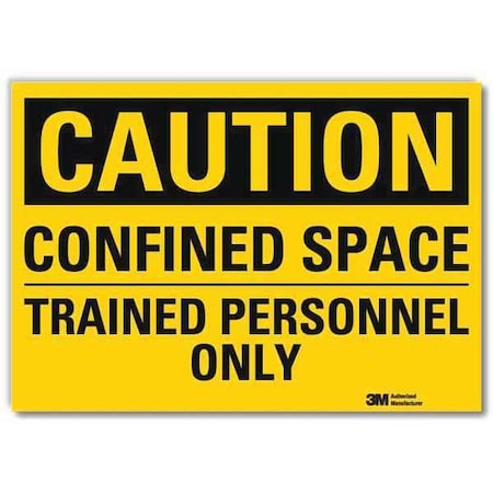 Safety Sign, 5 in H, 7 in Width, Reflective Sheeting, Horizontal Rectangle, English, U4-1144-RD_7X5