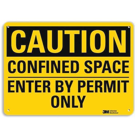 Safety Sign, 7 in Height, 10 in Width, Aluminum, Vertical Rectangle, English, U4-1140-RA_10X7