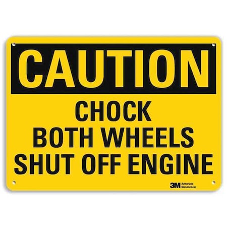 Safety Sign, 7 in Height, 10 in Width, Aluminum, Vertical Rectangle, English, U4-1125-RA_10X7
