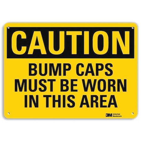 Safety Sign, 7 in Height, 10 in Width, Aluminum, Vertical Rectangle, English