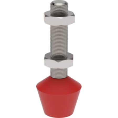 Flat Tip Spindle, M6X1.00, 0.63, 2.13