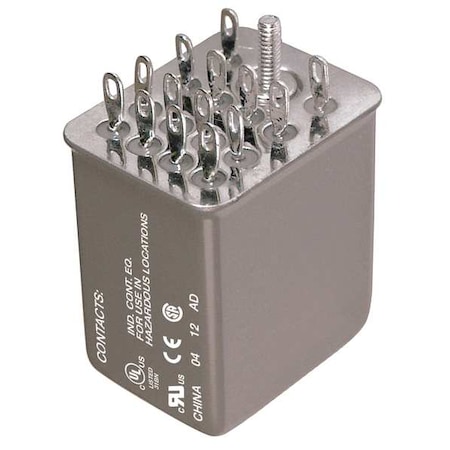 Plug-In, General Purpose Relay, Square, 3 A, 14 Pins, Plug-in