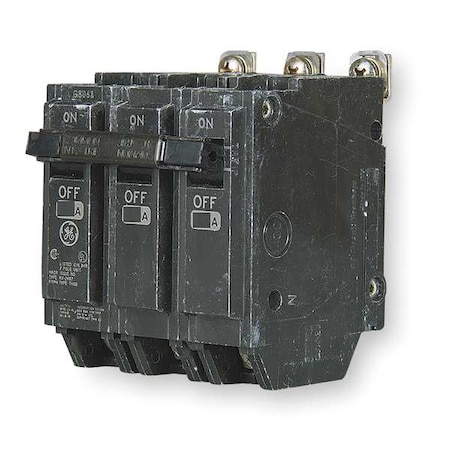 Miniature Circuit Breaker, THQB Series, 40A, 3 Pole, 240V AC, 10kA at 240V AC