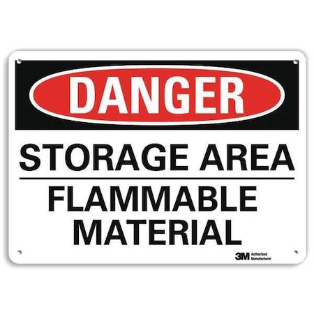 Danger Sign,4 Hole Mount,10in W x 7in H, U3-1996-RA_10X7