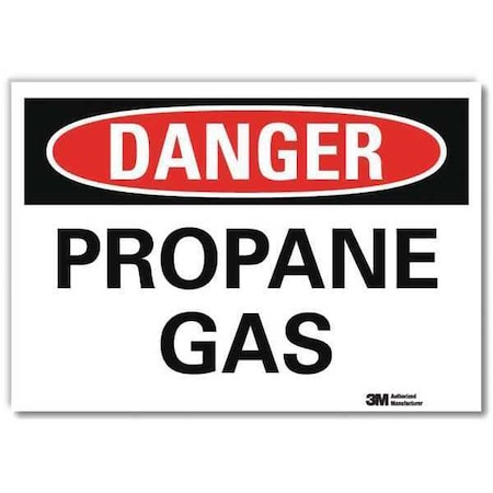 Danger Sign, 10 in H, 14 in W,Horizontal Rectangle, English, U3-1936-RD_14X10