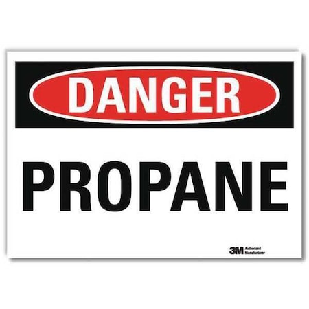 Danger Sign, 10 in H, 14 in W,Horizontal Rectangle, English, U3-1934-RD_14X10