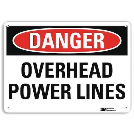Danger Sign,4 Hole Mount,10in W x 7in H, U3-1891-RA_10X7