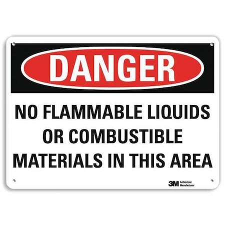 Danger Sign,4 Hole Mount,10in W x 7in H, U3-1820-RA_10X7