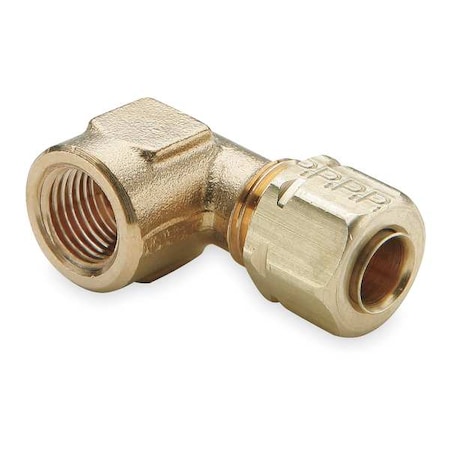 1/2" Compression-Align Brass Female 90 Degree Elbow 5PK