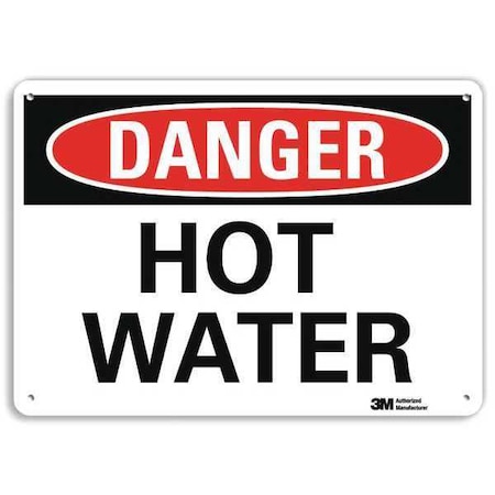 Danger Sign,4 Hole Mount,10in W x 7in H, U3-1661-RA_10X7