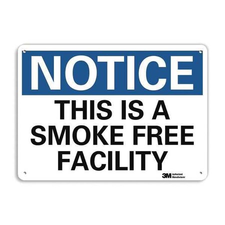 Notice Sign, 7" H, 10" W,  Vertical Rectangle, English, U5-1563-RA_10X7