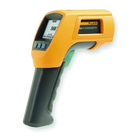Infrared Thermometer, Single Dot Laser Sighting Adjustable 0.10 to 1.00, Dot Matrix LCD