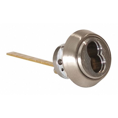 Rim Cylinder, Satin Chrome, 6 Pins