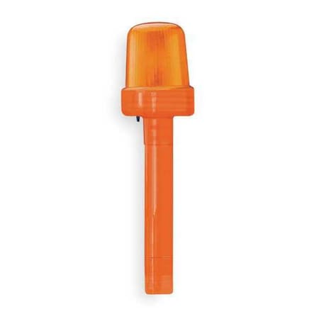 Cone Light, Plastic, 2" Height, 3-1/2" Overall Length, Amber