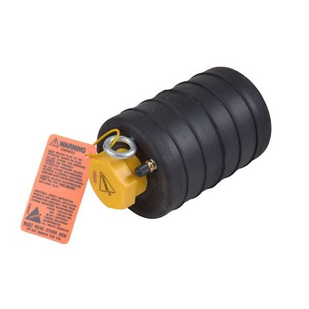 Test Ball Plug,Pneumatic,6 In