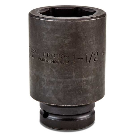 3/4 " Drive Impact Socket Deep Socket, black oxide,1 1/2 in