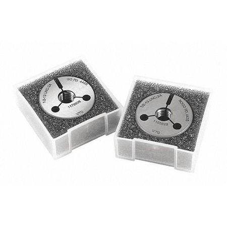 Adj. Thread Ring Gage,M6.0-1.00 Size