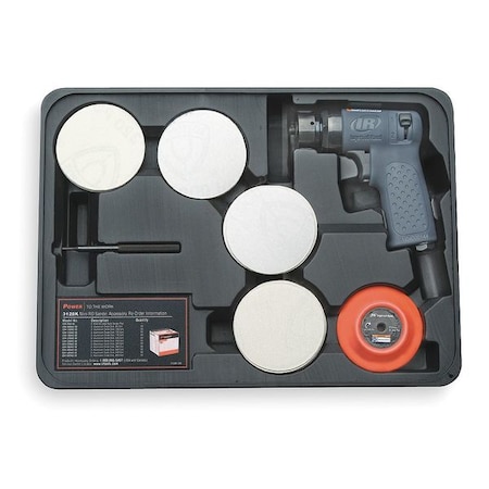 Air Random Orbital Sander,0.20HP,3 In.