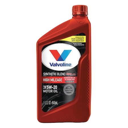 Maxlife Engine Oil, Synthetic Blend, 5W-20, 1 Qt