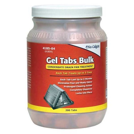 Condensate Pan Treatment,Gel Tablet,Red