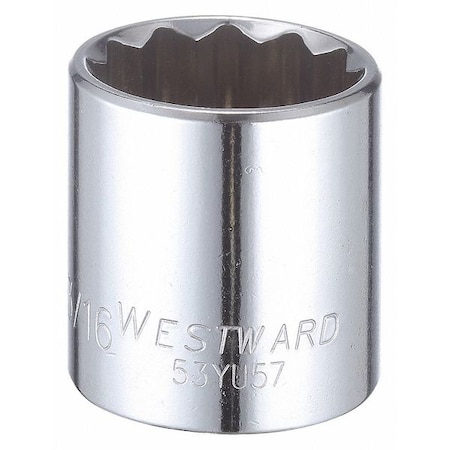 1/2 in Drive, 1-3/16" Torx(R) SAE Socket, 12 Points
