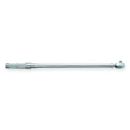 3/8" Drive Ratcheting Micrometer Torque Wrench 200-1000 in-lbs