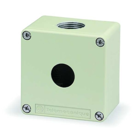 Pushbutton Enclosure,22mm,1 Hole,Metal