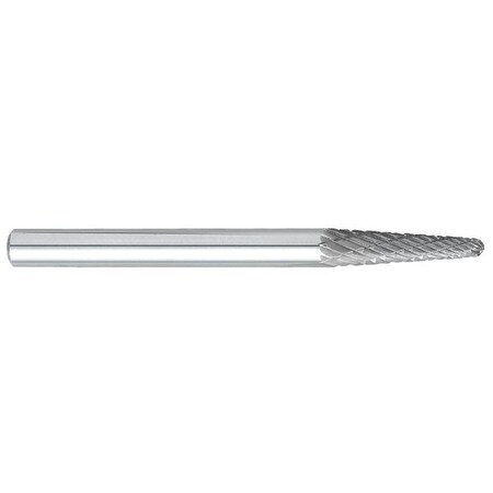 Carbide Bur,8 deg. Included Angle,1/8 in