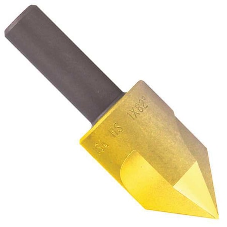 Drill/Countersink,6 FL,90 deg.,3/16in,RH