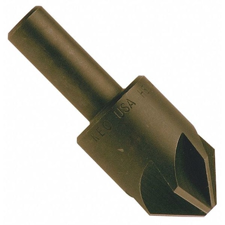Drill/Countersink,6 FL,60 deg.,5in L,HSS