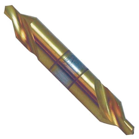 Drill/Countersink,60 deg.,2-1/8in L,TiN