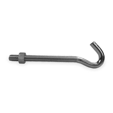 Utility Hex Nut Bolt Hook,Steel,PK10