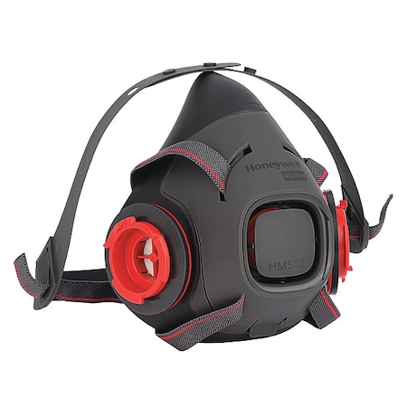 Half Mask Respirator, HM500, Threaded, Size, M 0 Cartridges Included