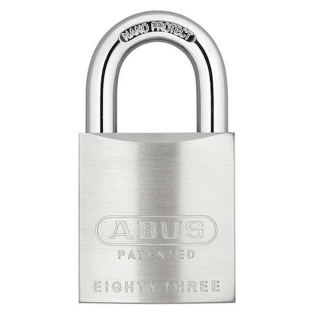Padlock, Keyed Alike, Standard Shackle, Square Brass Body, Steel Shackle, 15/16 in W