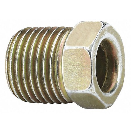 Flared Fitting Nut, Brass, 5/16 in