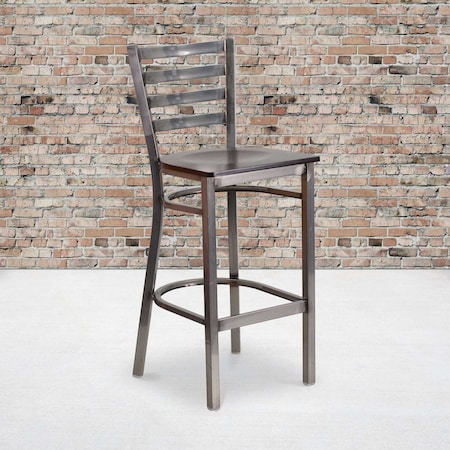 Clear Ladder Stool-Wal Seat,PK2