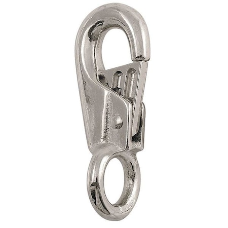 Eyelet Spring Snap,L 3 1/4 In